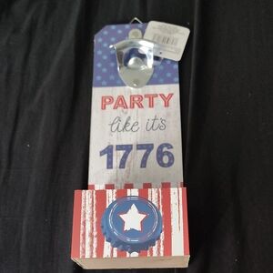 Patriotic Themed Wall Bottle Opener
